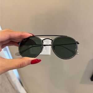 Ray-Ban Dark Blue Aviator Sunglasses